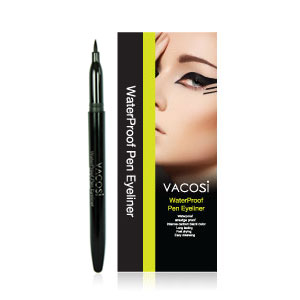 Bút Kẻ Mắt Nước Vacosi - Waterproof Pen Eyeliner (Black) EL02