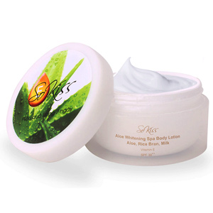 Kem Dưỡng Trắng Da Toàn Thân Nha Đam - Aloe Whitening Spa Body Lotion