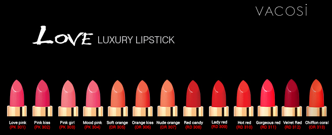 Son Love Cao Cấp Vacosi - Luxury Lipstick Love