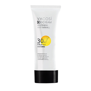 Kem Trang Điểm CC Tự Điều Chỉnh Màu Vacosi CC Cream Whitening Anti Wrinkle SPF 30 PA++